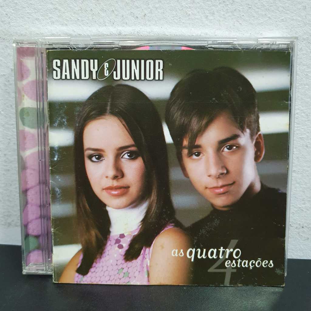 CD Sandy & Junior - As Quatro Estações - Original - Imortal / Vamo Pulá - MUITO NOVO / Excelente