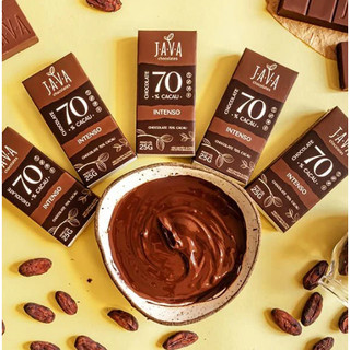 Chocolate 70% cacau INTENSO - PACK 10 tabletes de 20g