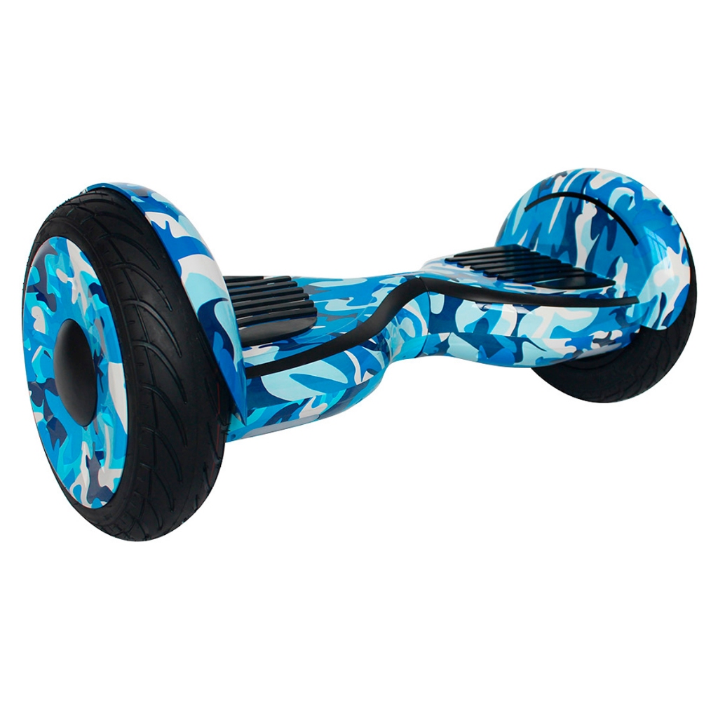Hoverboard 10 Polegadas Azul Camuflado Original Skate Elétrico