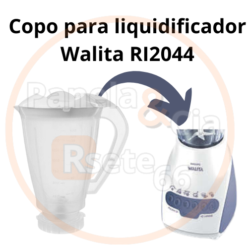 Copo para liquidificador Walita RI2044 translúcido