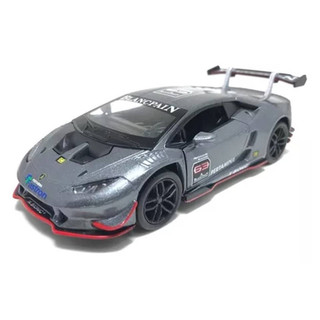 Carrinho Miniatura Lamborghini Huracán Lp620-2 Super Trofeo Kinsmart ORIGINAL Escala 1/36