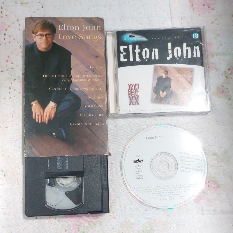 VHS+CD Elton John - Love Songs (Greatest Hits)