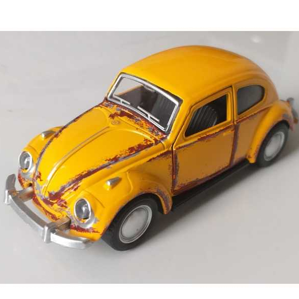 Fusca Rat Look Miniatura em metal tipo ferro abre portas