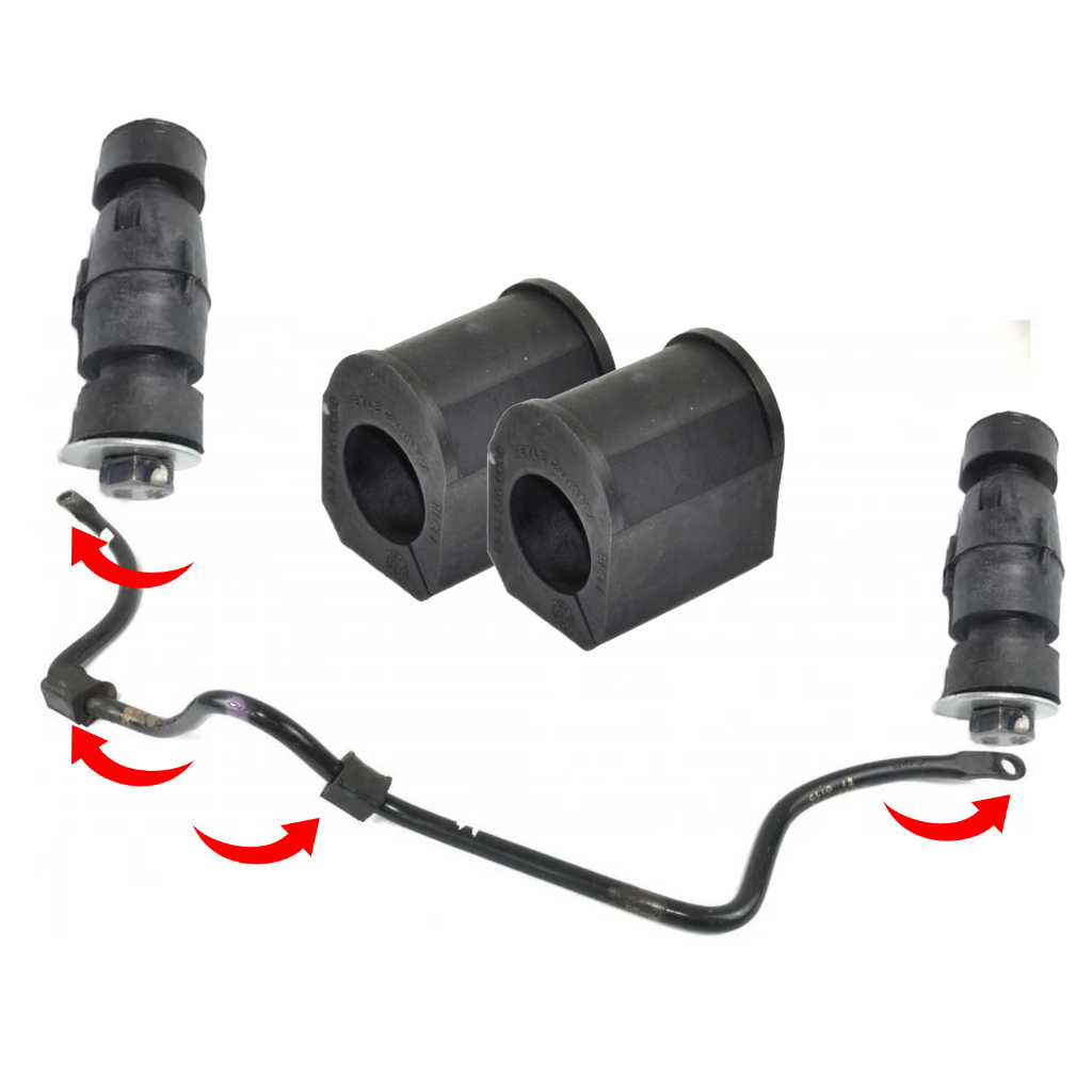 Kit de reparo da barra estabilizadora dianteira bucha e bieleta Renault Clio Kangoo Symbol em Oferta na Shopee