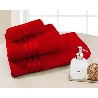 KIT 2 Toalhas - Banho e Rosto Grande Macia 100% Algodão Seca Rápido Ótima Absorção em Oferta na Shopee