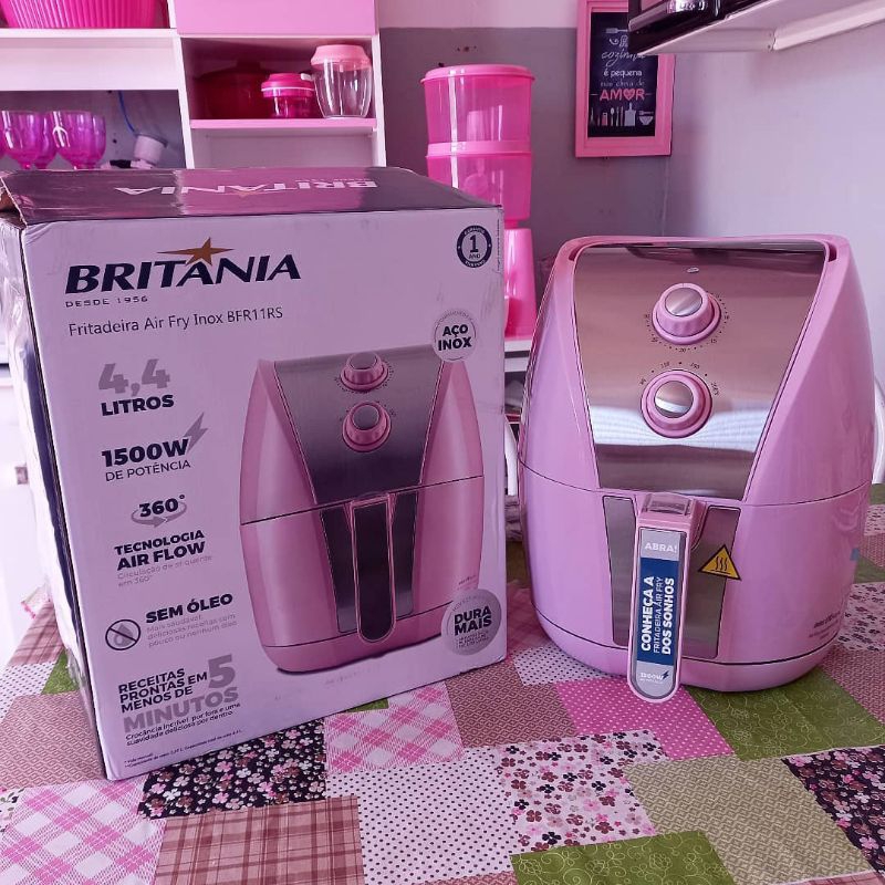 Fritadeira Air Fryer Britânia BFR40RS Antiaderente 5L 220v
