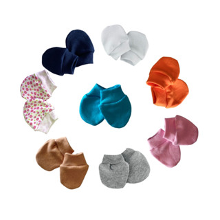 Kit 3 Pares Luva Bebê Rn - Antialérgica 100% Algodão Promoção
