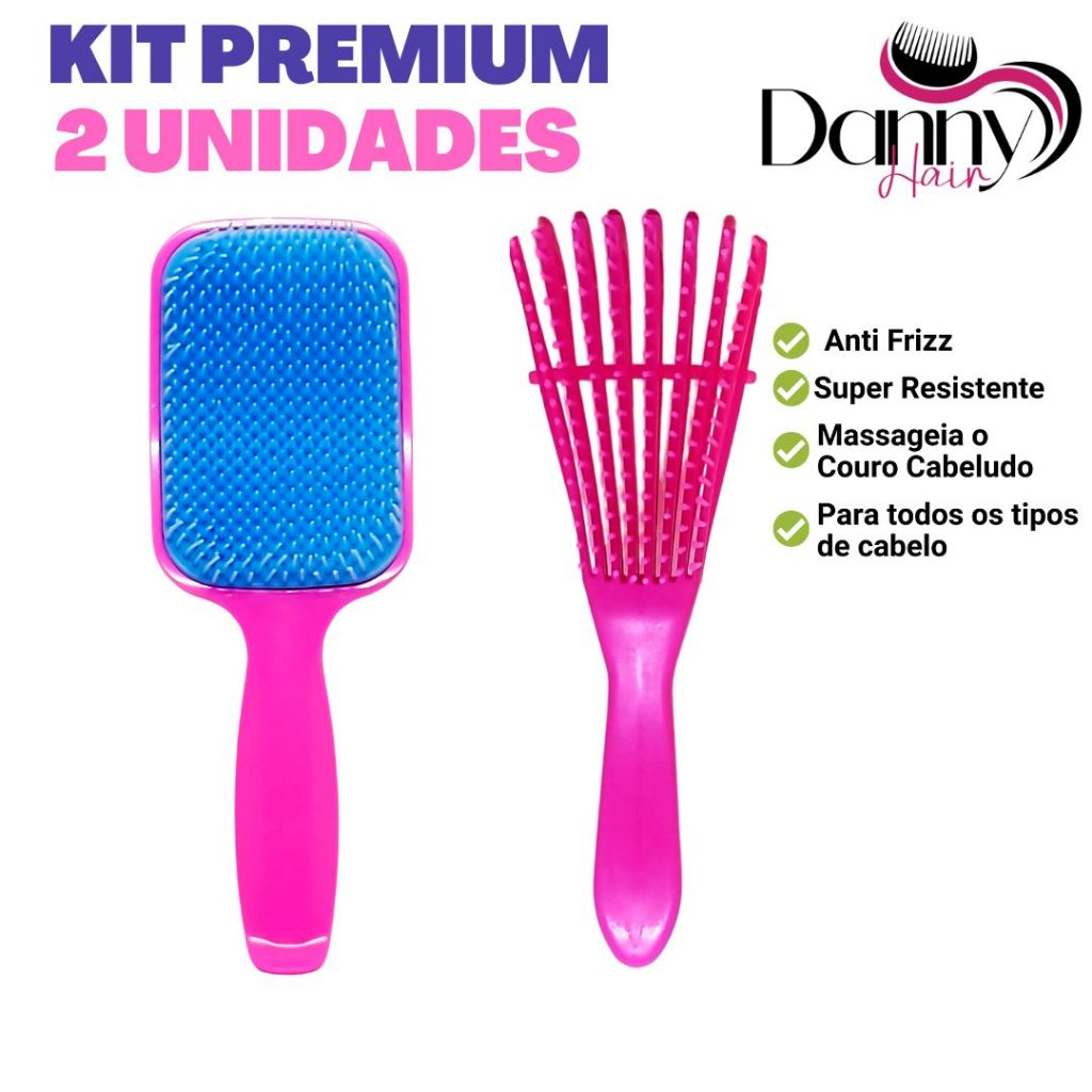 Kit Premium - Escova Raquete e Escova Polvo