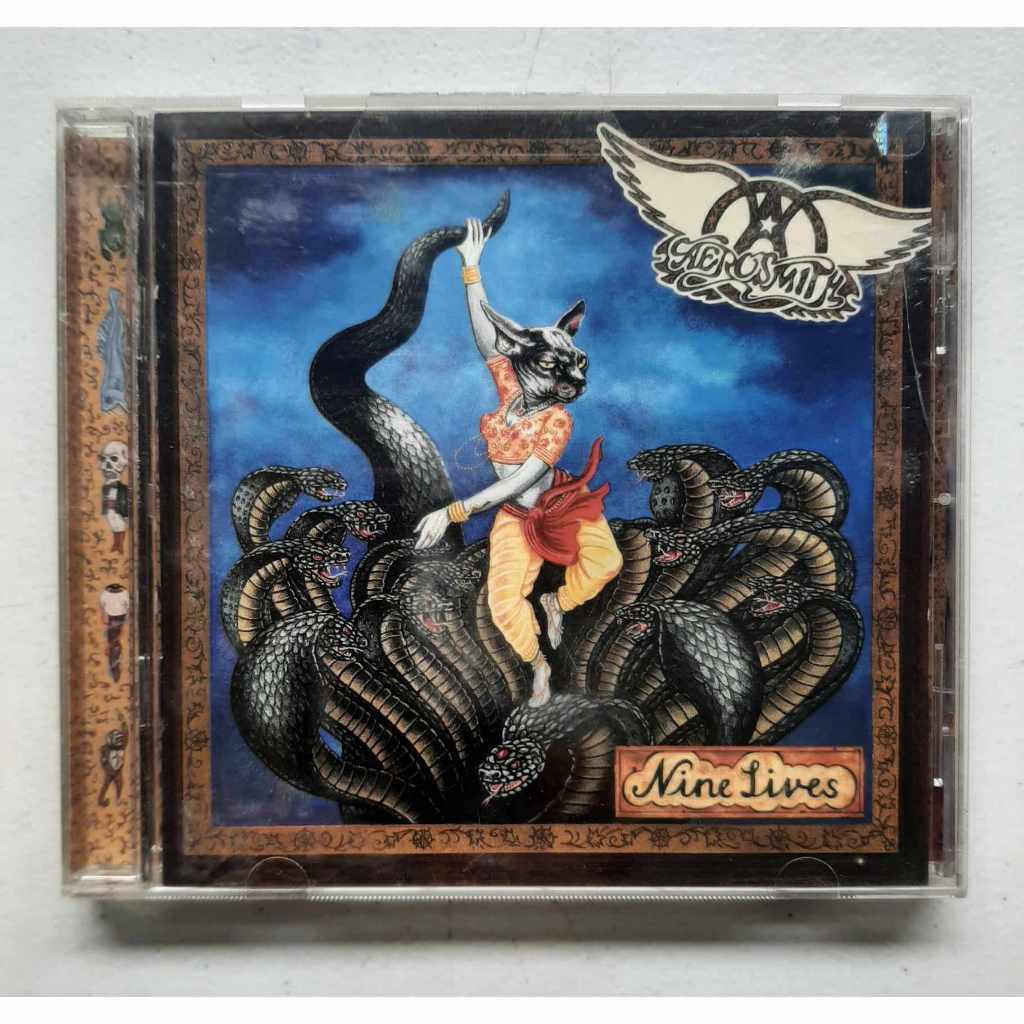 Aerosmith - CD Nine Lives Importado EUA capa censurada + CD e  DVD  Big Ones - Live In Concert