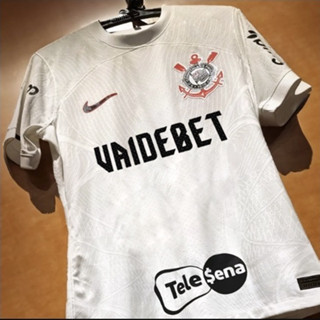 camisa do corinthians feminina nova temporada 2024 vai de bet frete gratis baby look