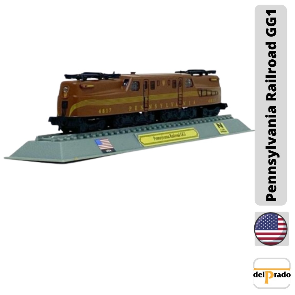 Miniatura locomotiva Pennsylvania Railroad GG1 1:160 - Del Prado
