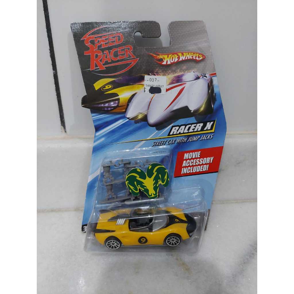 Bx160 Hot Wheels Speed Racer Corredor X Desenho Tv Anos 80 racer x h3br