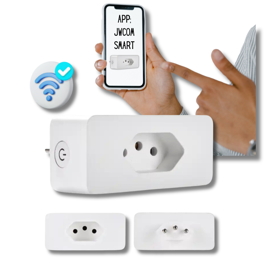 Tomada Inteligente Smart Wifi Alexa Casa inteligente