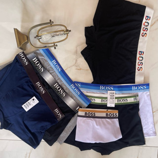 KIT 5 Cuecas Adulto Boxer Lisa Masculino Edição Especial ALGODÃO
