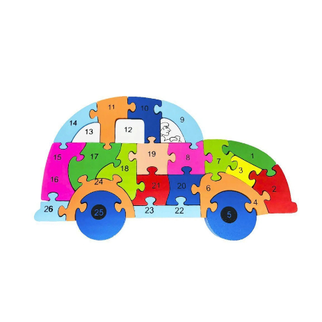 Quebra-cabeça de madeira, sensorial, montessoriano, raciocínio lógico, coordenação motora, montar, blocos