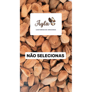 CASTANHA DO PARÁ COM CASCA - (NÃO SELECIONADAS) 1KG