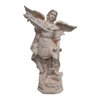 Escultura em Resina São Miguel 30cm  Estatueta P/ Decoração em Oferta na Shopee