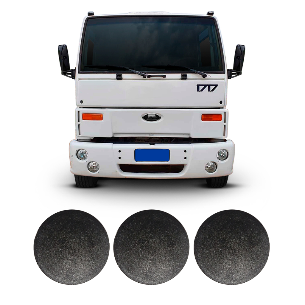 KIT TAPA FURO TAMPA CEGA BURACO DOBRADIÇA PORTA FORD CARGO em Oferta na Shopee