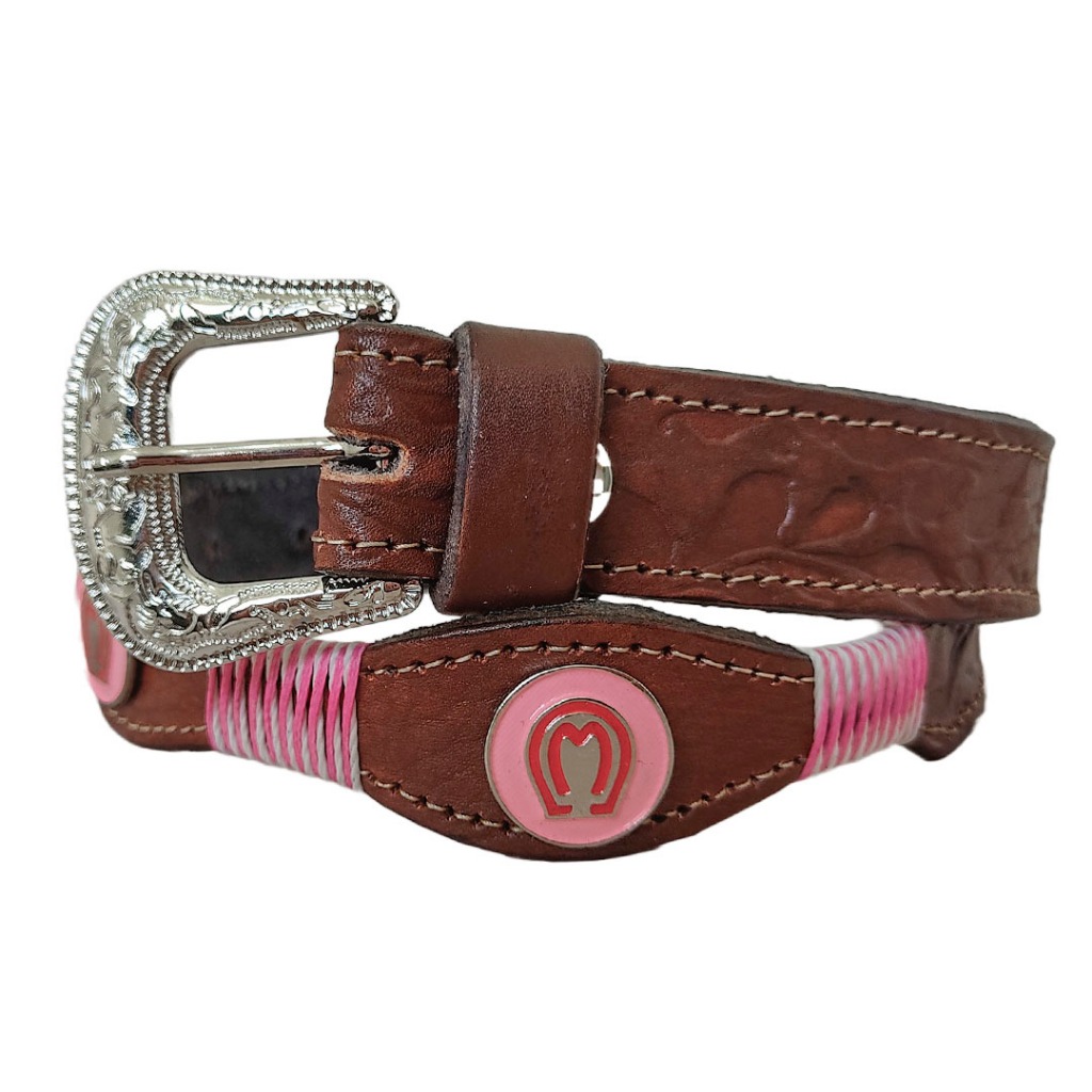 Cinto country fivela americana infantil Mangalarga de couro em Oferta na Shopee
