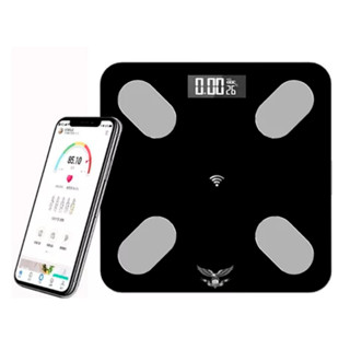 Balança Digital Preta ou Rosa Bioimpedância Com Aplicativo Bluetooth 180kg 150kg