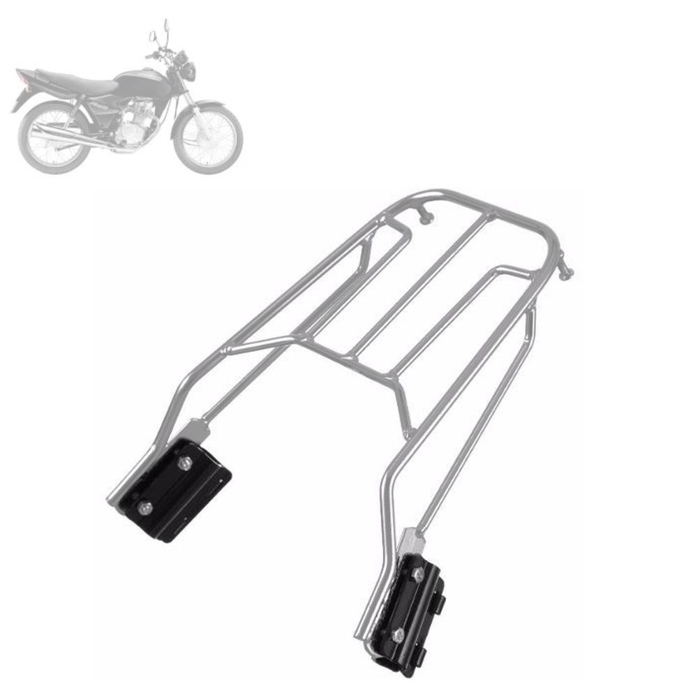 Bagageiro Aço Maciço Preso na Alça Titan 125/150 / Fan 125 2000/08 Cromo Forte