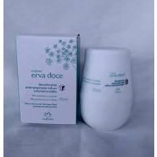DESODORANTE ANTITRANSPIRANTE ROLL-ON NATURA ERVA DOCE, LEITE DE ALGODÃO, 70 ML .