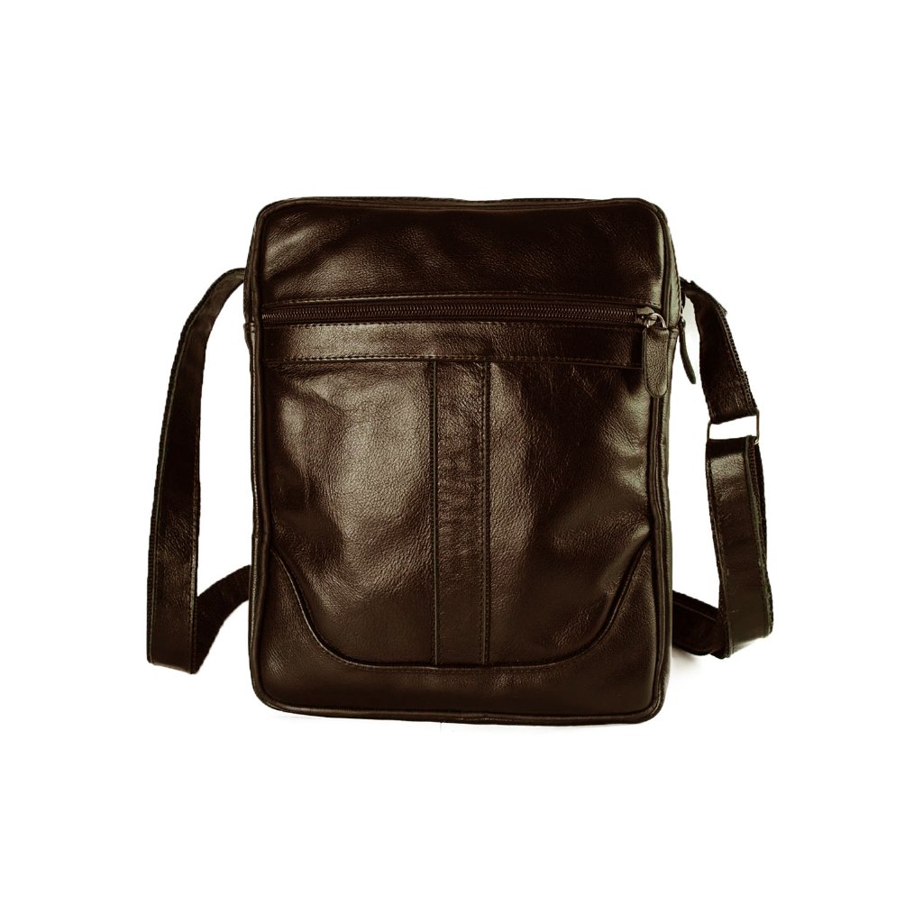 BOLSA TRANSVERSAL EM COURO LEGITIMO, SHOULDER BAG MASCULINA E FEMININA