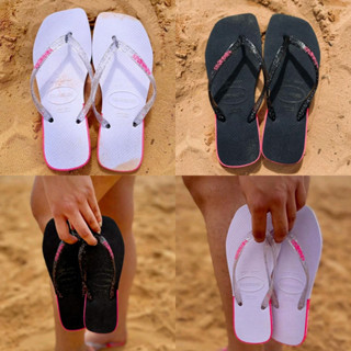 Kit 2 Pares de Chinelo Feminino Havaianas Moda Praia 2024 Borracha Macia Envio Rápido