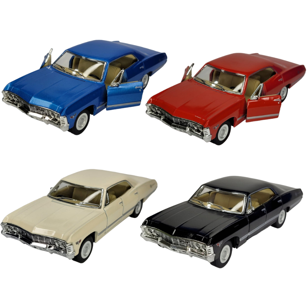 Carrinho Miniatura Chevrolet Impala 1967 Kinsmart ORIGINAL Escala 1:43 Original
