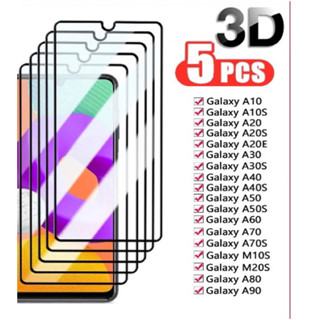Kit 5 Película De Vidro Temperado 3D 9H Para Samsung A01 A11 A21 A21S A31 A41 A51 A71 A50 A20 A12 A30 A10 A20 Promoção