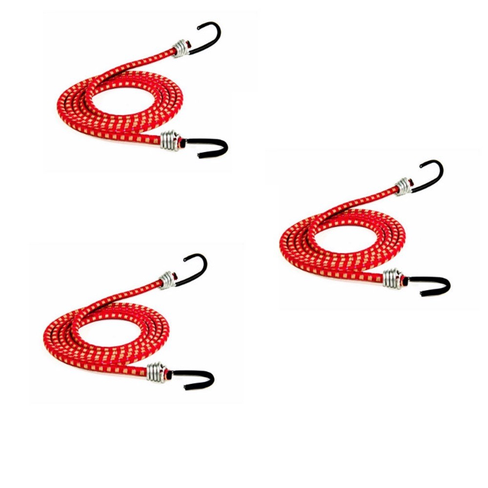 3 unidades Extensor Elástico Universal 1,5cm Carro, Moto, Bicicleta, Barco