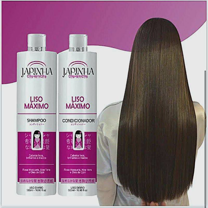 Kit - Japinha - Shampoo/Condicionador - Liso Maximo 500ml