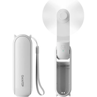 Mini ventilador portátil com bateria recarregável USB de 2000mAh, Gaiatop