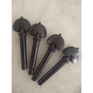 Cravelhas  para violino 4/4 preto modelo HEART Ébano . em Oferta na Shopee