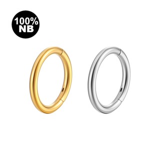 Piercing Helix Conch Tragus Daith Argola Nióbio Pvd Clik em Oferta na Shopee