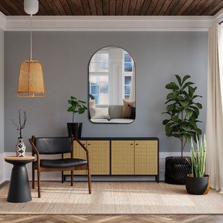 Espelho do Pinterest de Parede Orgânico Corpo Inteiro Decorativo 44x64cm - Mod. Capela em Oferta na Shopee