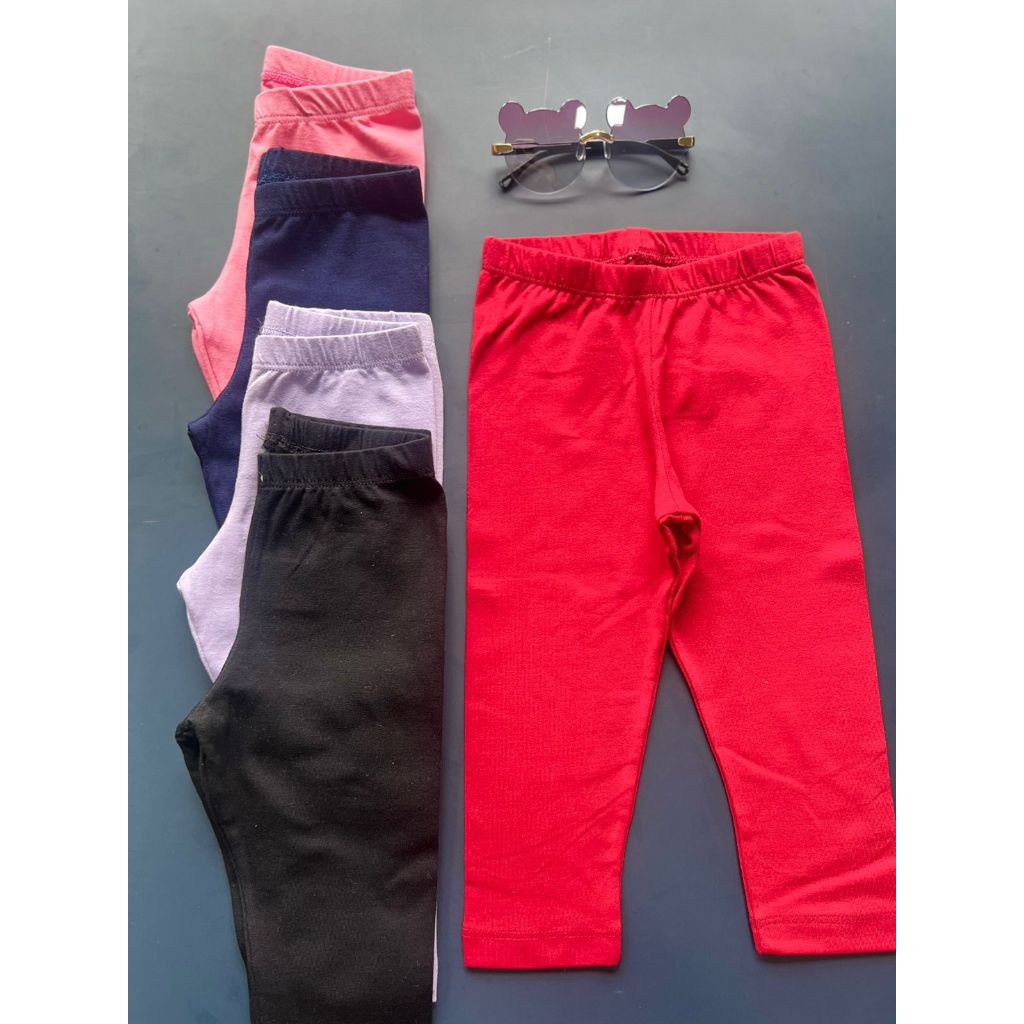 Kit 5 Leg de Cotton Infantil Menina Bebê Meia Estação leguee P/M/G