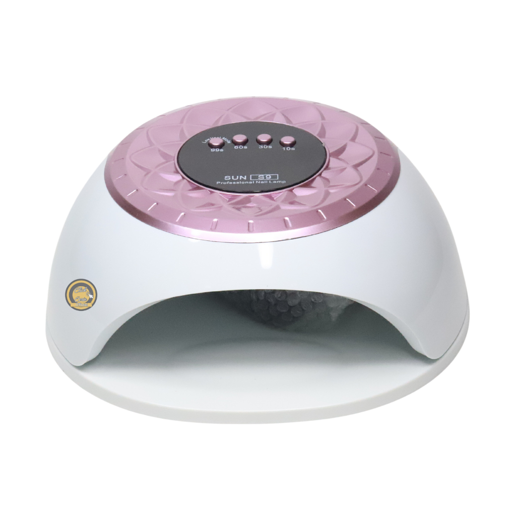 Cabine de Unha LED UV Sun S9 268W Profissional 57 LEDs Bivolt com Sensor e Display para Gel