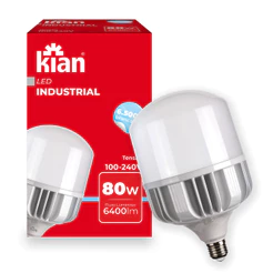 Lampada Led Industrial 80W Bivolt 6500K E-27 Kian