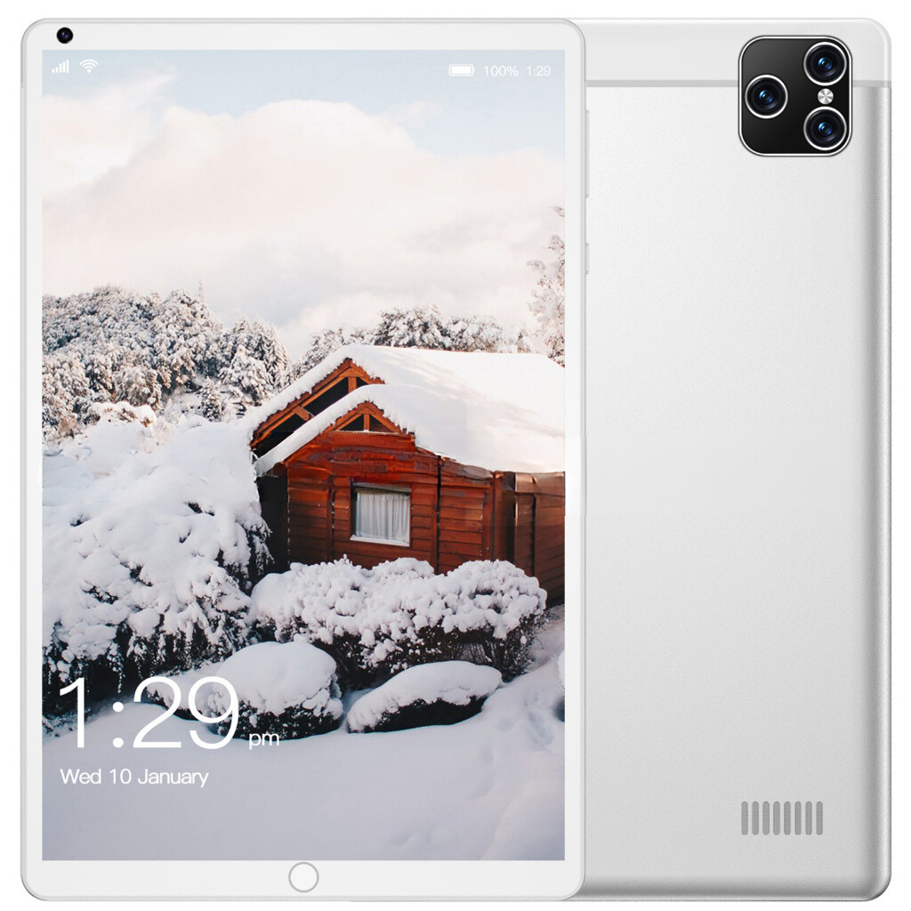 Tablet Android de 4+64GB com Tela Grande de 10,1 Polegadas, Dual SIM Card, WIFE