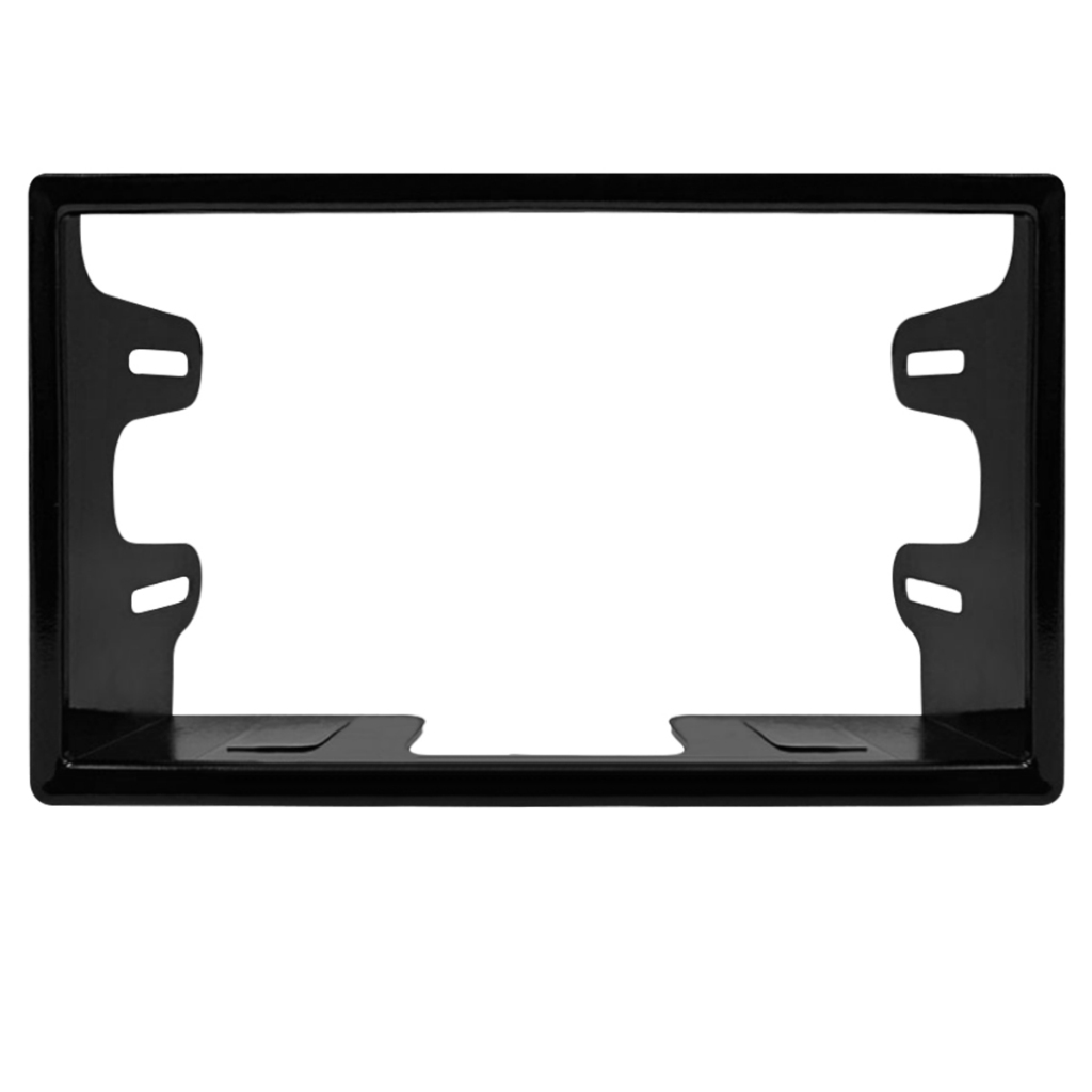 Moldura Painel 2Din Vw Golf / Polo / Bora / Fox / Novo Space Fox / Ford Fiesta (2ª e 3ºªVersão) / Ecosport Preto