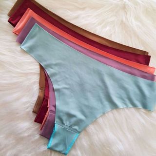 Promoção Kit 7 Calcinhas Sem Costura Feminina Tanga Corte a Laser
