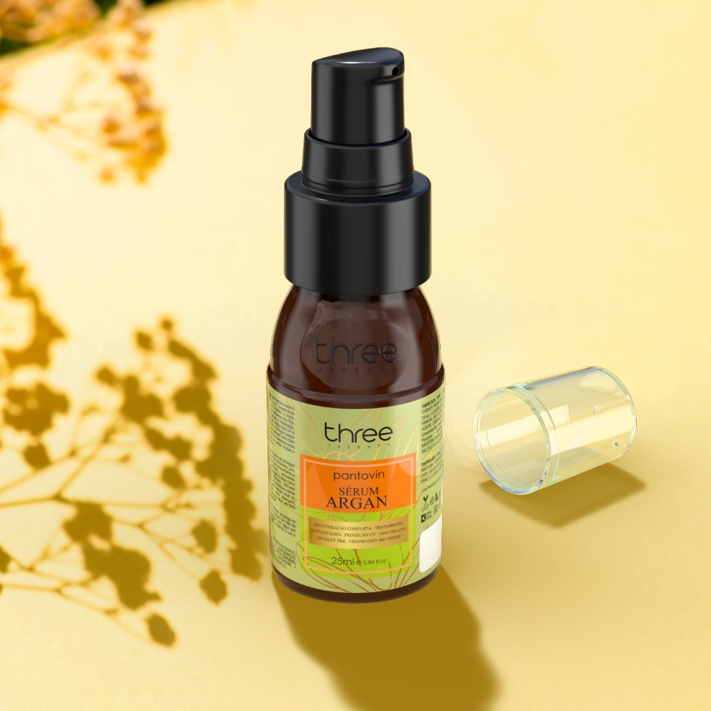 Sérum Reparador de Pontas Argan 25ml Pantovin Three Therapy