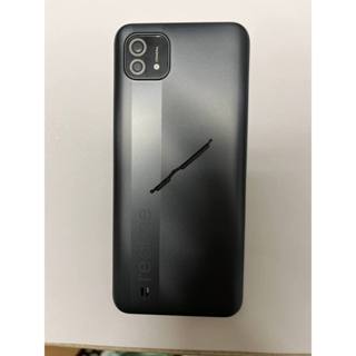 Tampa Traseira Com Lente E Botao Extrano Compativel Com Realme C11 2021 C20 Azul E Preto