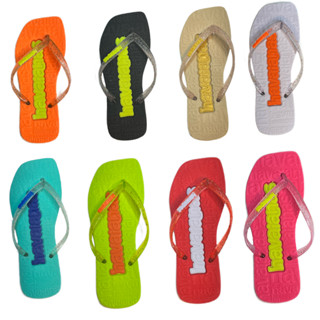Kit 12 Pares Chinelos Feminino Atacado Barato Para Revenda Havaianas Bico Quadrado Lançamento Verão 2024