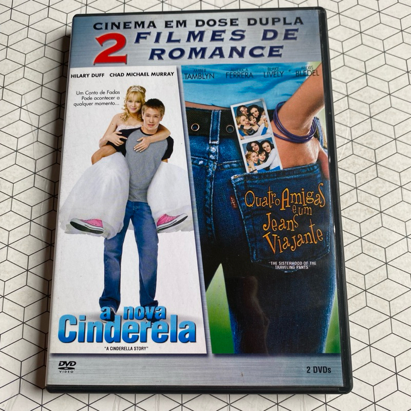 Dvd original 2 em 1  A nova Cinderela e Quatro amigas e um jeans viajante