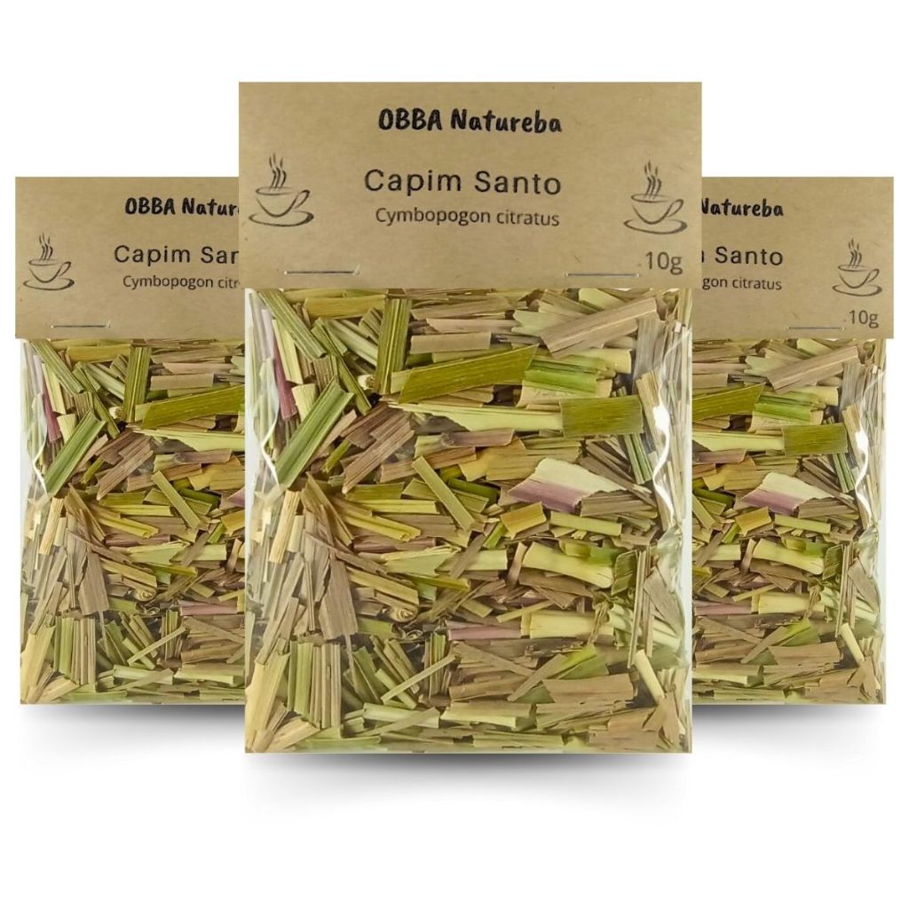Kit 3 Chás Capim Limão / Santo | Legítima Capim Limão / Santo| Premium Envio Imediato