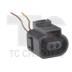 Plug Chicote Sensor Interruptor Luz Ré Vw Gol Fox Up 2 Vias