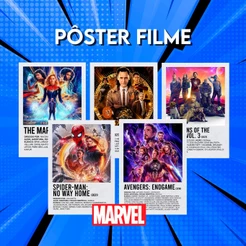 Pôster Filmes - Universo Cinematográfico Marvel (MCU)