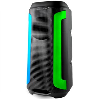Caixa De Som Bluetooth Hi-Fi USB Radio Fm Alto Falante Speaker Painel LED RGB 50W